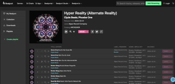 Clyde Beats - Hyper Reality - Alternate Reality
